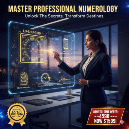 Professional Numerology Masterclass: Become a Certified Consultant